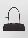 Alaïa Medium Nubuck Shoulder Bag With Top Handle