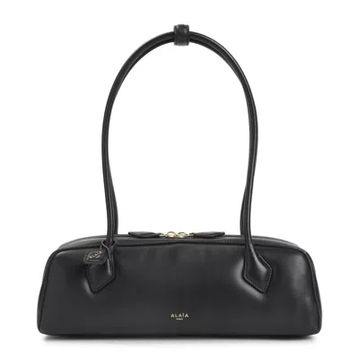Alaïa Le Teckel Medium Bag In Padded Leather In White