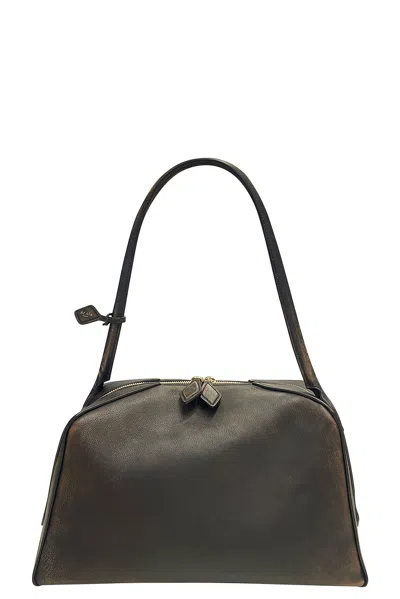 Alaïa Medium Shoulder Bag In Brown