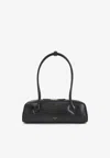 Alaïa Medium Rectangular Shoulder Bag Double Handles In Black