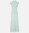 ALAÏA ALAÏA RUCHED JERSEY MAXI DRESS