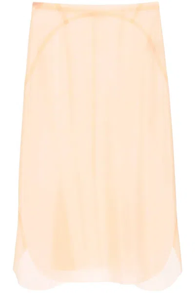 Alaïa Mermaid-style Latex Skirt In Pink