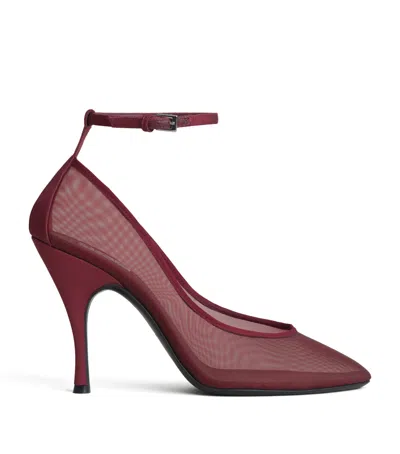 Alaïa Mesh Ankle-strap Pumps 100 In Multi