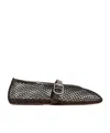 Alaïa Fishnet Ballet Flats
