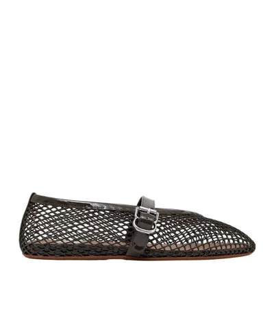 Alaïa Fishnet Ballet Flats