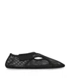 Alaïa Alaia Slipper In Black Mesh Women