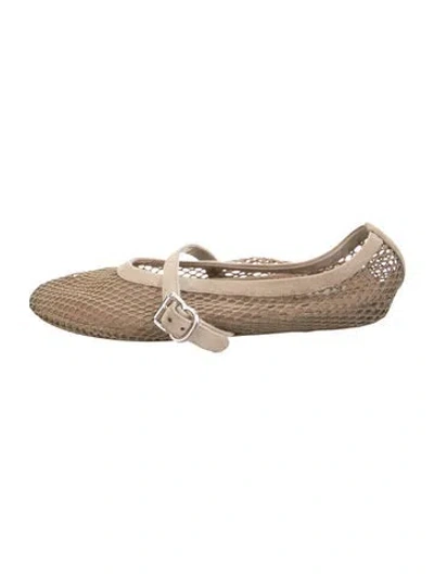 Pre-owned Alaïa Mesh Mesh Accents Sneakers In Metallic