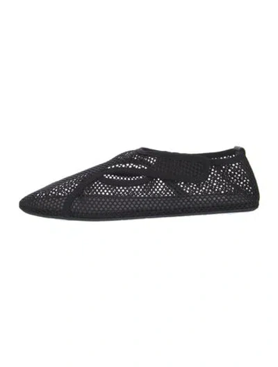 Pre-owned Alaïa Mesh Mules In Black