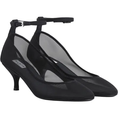 Alaïa Mesh Pump In 999 Noir