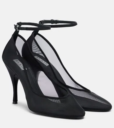 Alaïa Mesh Pumps In Black