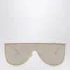 Alaïa Alaia Metal Mask-style Sunglasses Women In Gray