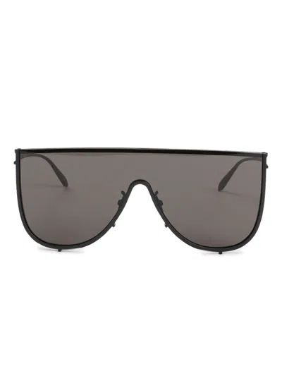 Alaïa Metal Mask Sunglasses In Black