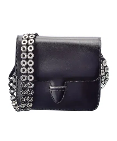 Alaïa Metal Shoulder Bag In Black