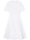 Alaïa Midi Dress In White