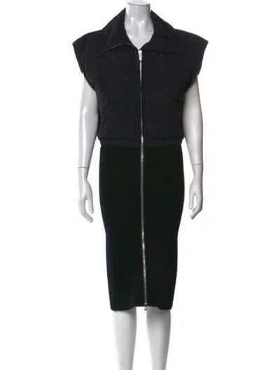 Pre-owned Alaïa Midi Length Dress In Black