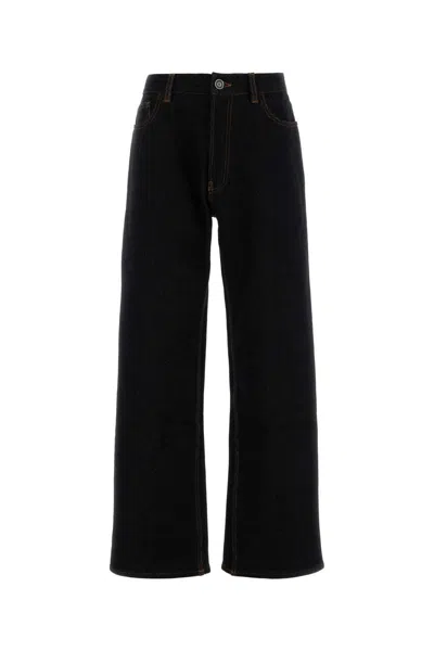 Alaïa Alaia Midnight Blue Stretch Denim Jeans