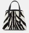 Alaïa Mina 16 Micro Calf Hair Tote Bag In Multicoloured