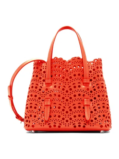 Alaïa Mina 20 In Nubuck In Multi