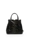 Alaïa Mina 20 Leather Handbag In Black