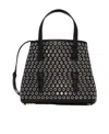 Alaïa Mina 20 Logo Shoulder Bag In Black