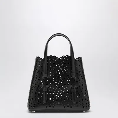 Alaïa Alaia Mina 20 Mini Vienne Calfskin Tote Bag In Orange