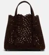 Alaïa Mina 20 New Vienne Leather Tote Bag In Brown