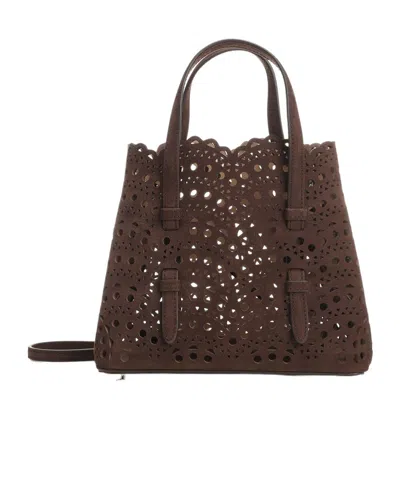 Alaïa 'mina 20' Perforated Bag