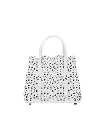 Alaïa 'mina 20' Small Tote Bag In White