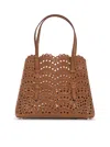 Alaïa Mina 25 Bag In Luxury Suede In Brown