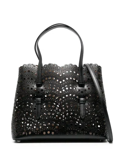 Alaïa Mina 25 Vienne Bag In Black