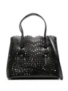 Alaïa Mina 25 Vienne Wave Lux Tote Bag In Multicolor