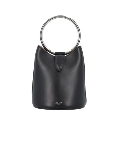 Alaïa Mini Bucket Bag In Black