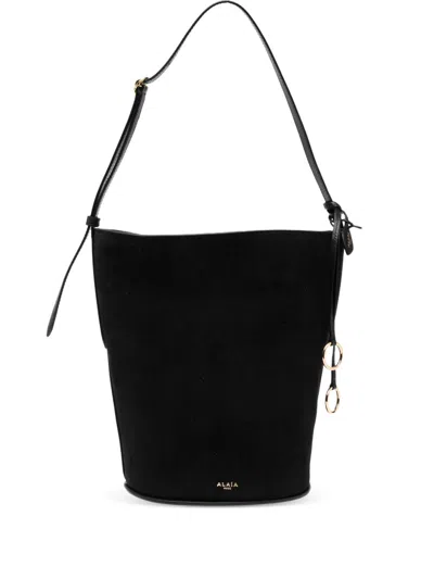 Alaïa Alaia Mini Bucket Shoulder Bag In Black