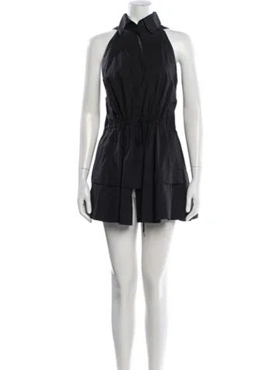 Pre-owned Alaïa Mini Dress In Black