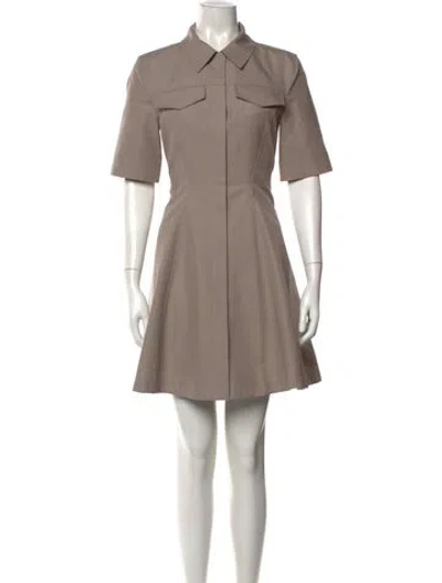 Pre-owned Alaïa Mini Dress W/ Tags In Neutral
