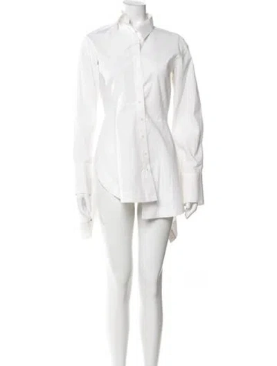 Pre-owned Alaïa Mini Dress In White