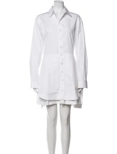 Pre-owned Alaïa Mini Dress In White