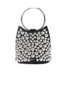 Alaïa Mini Ring Bucket Bag In Black