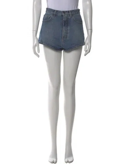 Pre-owned Alaïa Mini Shorts In Blue