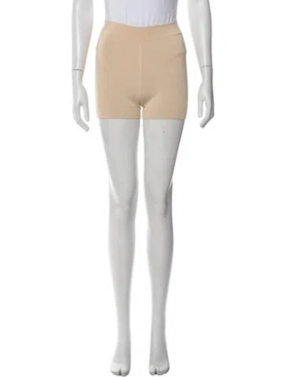 Pre-owned Alaïa Mini Shorts In Neutral