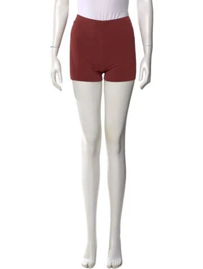 Pre-owned Alaïa Mini Shorts In Red