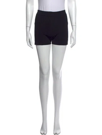 Pre-owned Alaïa Mini Shorts W/ Tags In Black