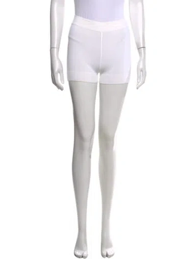 Pre-owned Alaïa Mini Shorts In White