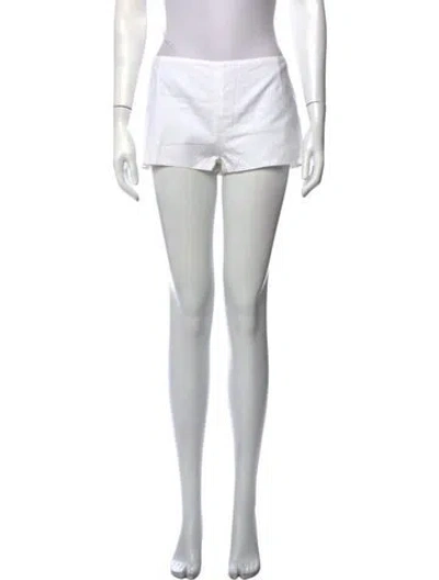 Pre-owned Alaïa Mini Shorts In White