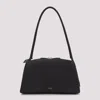 Alaïa Le Bouledogue Bowling Shoulder Bag In Nubuck Leather In Black