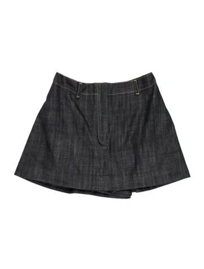 Pre-owned Alaïa Mini Skirt In Black
