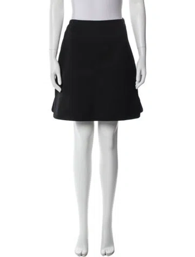 Pre-owned Alaïa Mini Skirt In Black