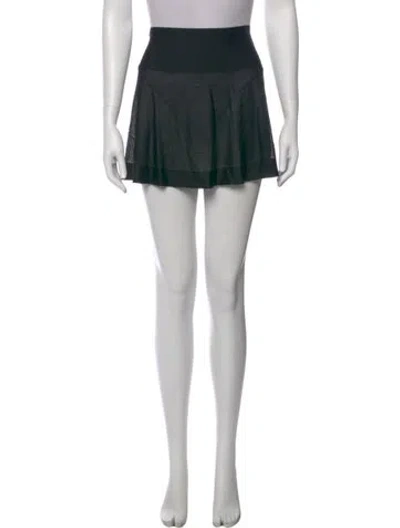 Pre-owned Alaïa Mini Skirt In Black