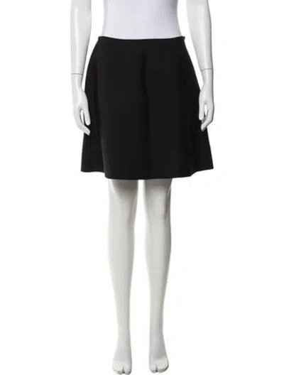 Pre-owned Alaïa Mini Skirt In Black