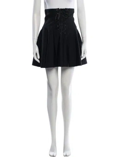 Pre-owned Alaïa Mini Skirt In Multi